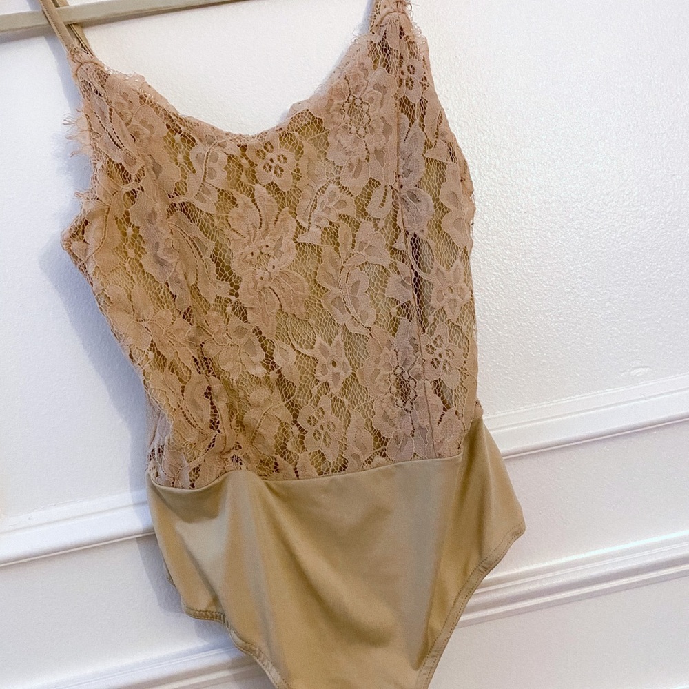 Missguided Tan Bodysuit